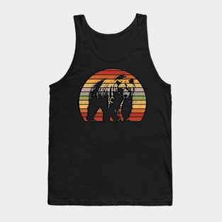 Retro Grizzly Bear - Grizzly Bear Tank Top